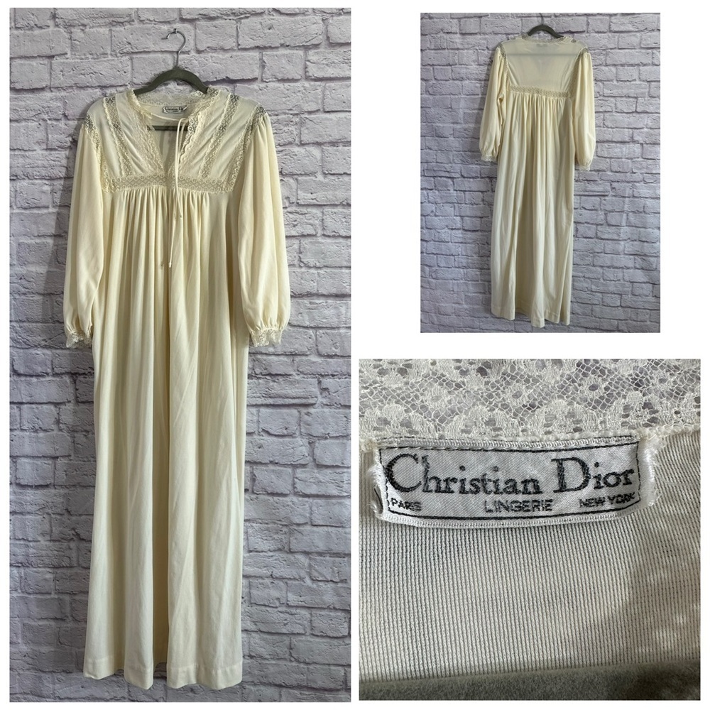 Christian Dior vintage maxi women’s night gown